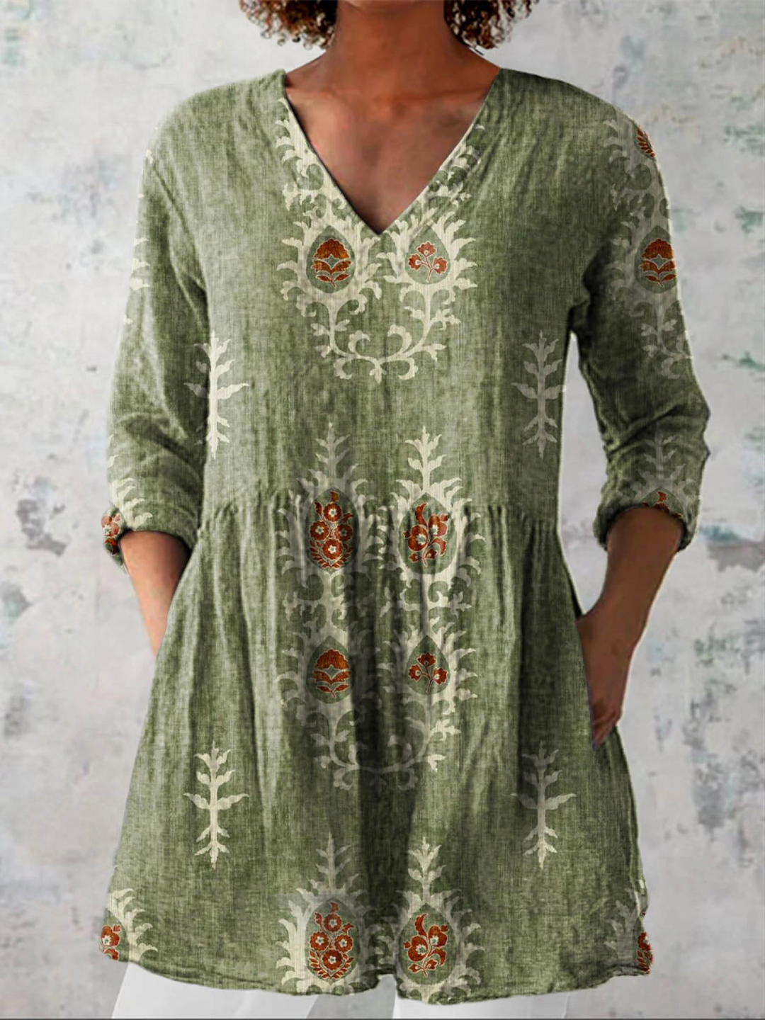 ELISE | ELEGANT TUNIC WITH V-NECK