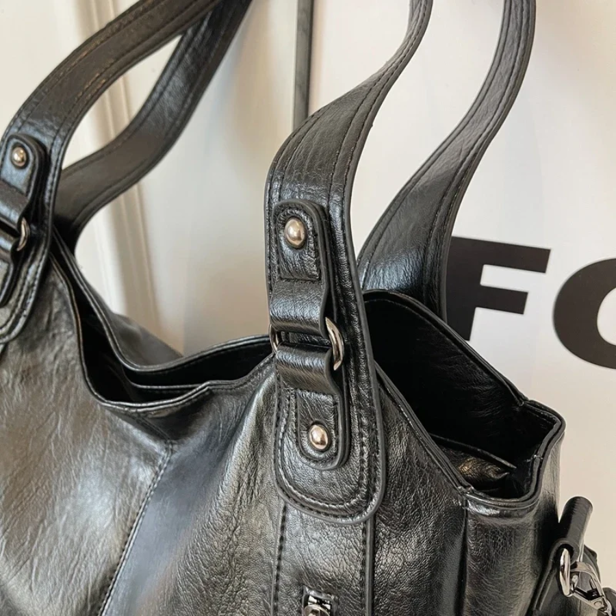 TEREZA | DUAL ZIPPER LARGE CAPACITY SHOULDER BAG