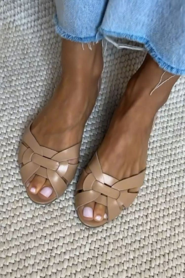 SERAFINA | WOVEN NATURE SANDALS