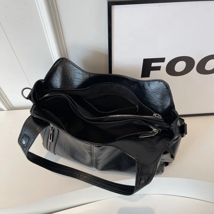 TEREZA | DUAL ZIPPER LARGE CAPACITY SHOULDER BAG