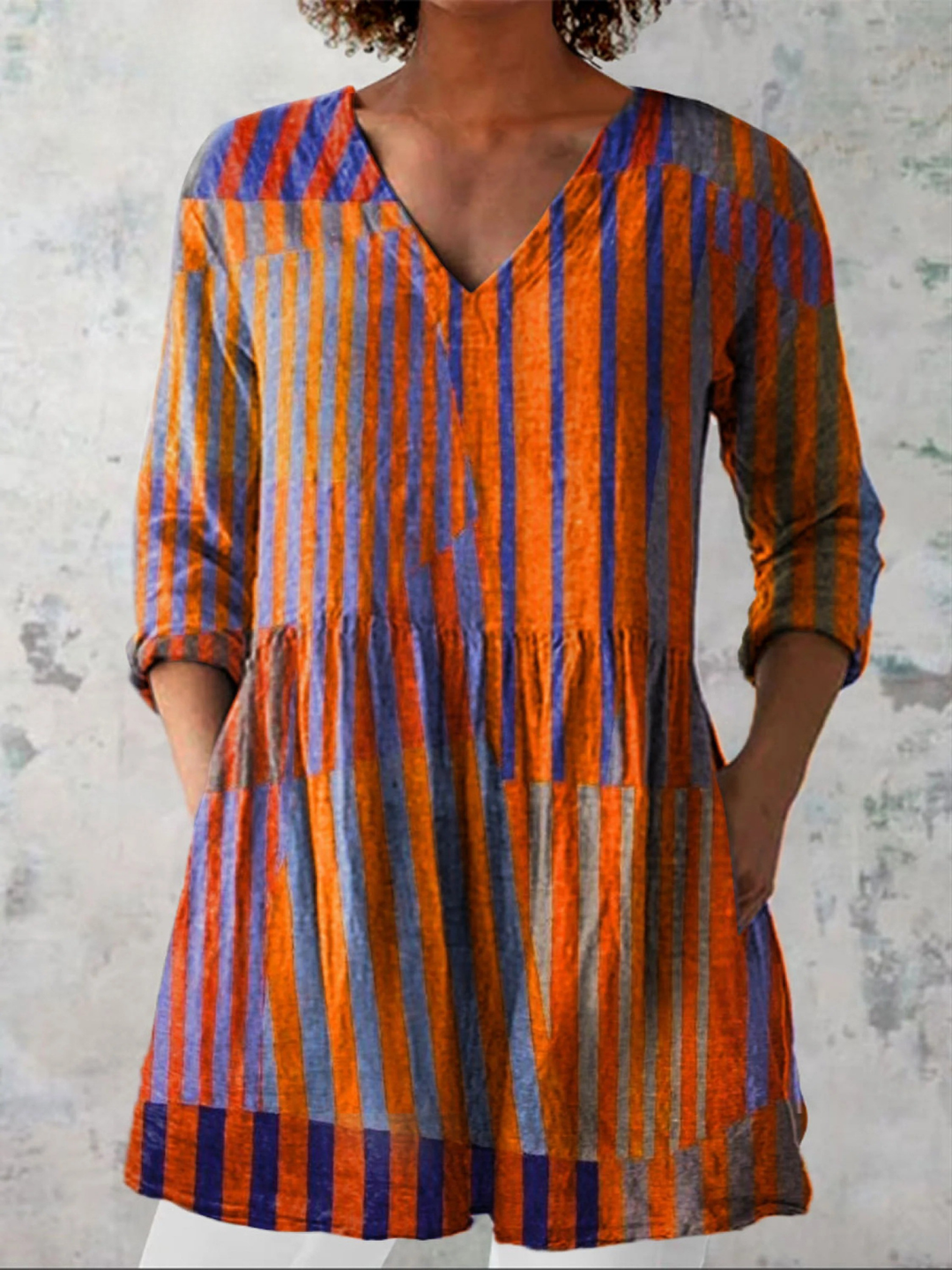 NADIA | ELEGANT TUNIC WITH V-NECK