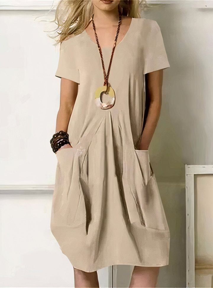 XANDRA | ELEGANT FLOWY DRESS