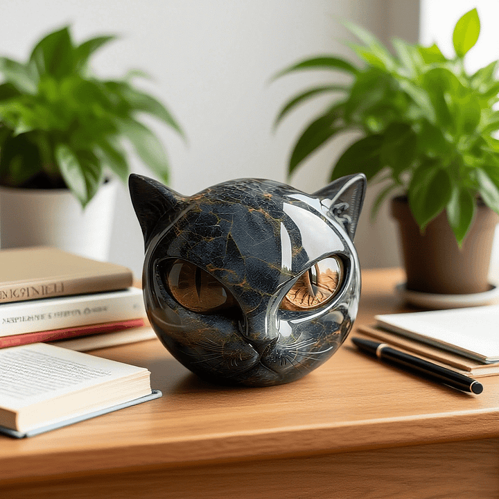 GATO | MYSTICAL CAT HEAD SCULPTURE