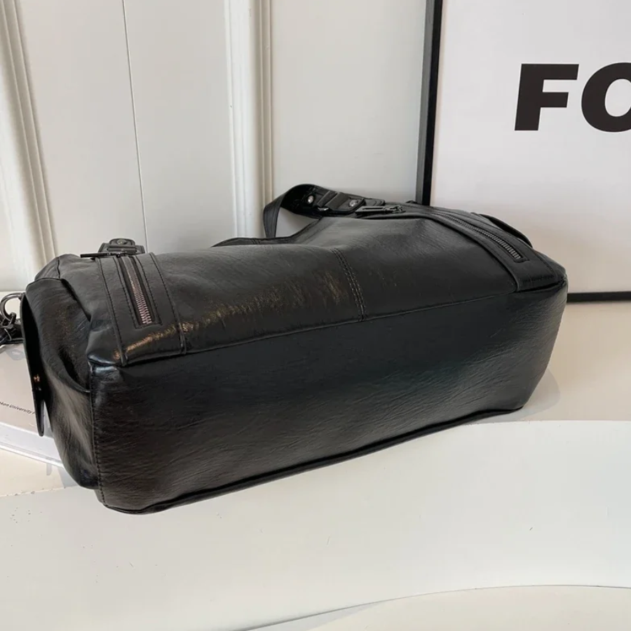 TEREZA | DUAL ZIPPER LARGE CAPACITY SHOULDER BAG