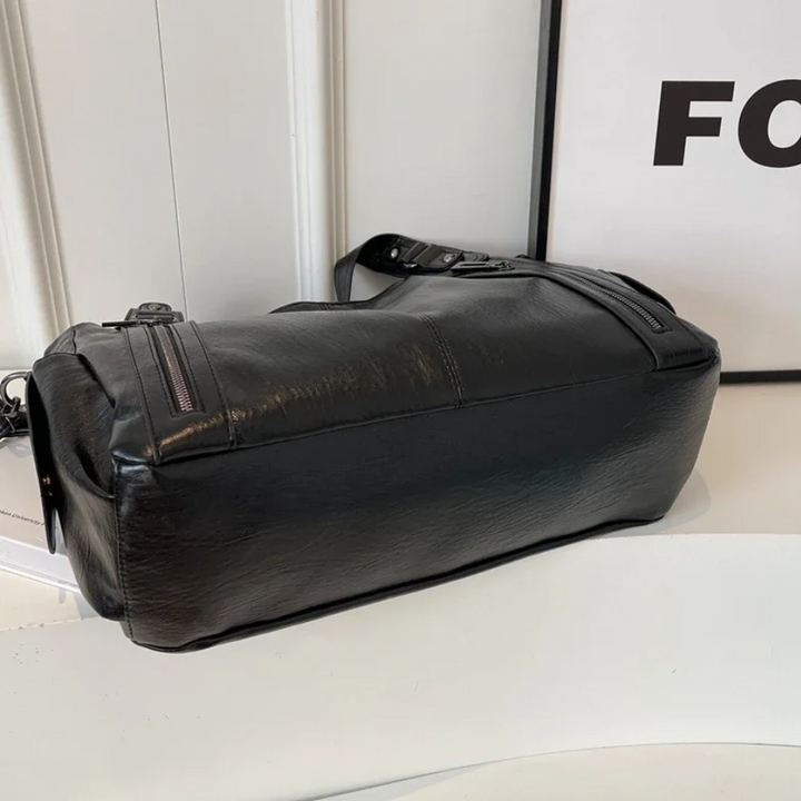 TEREZA | DUAL ZIPPER LARGE CAPACITY SHOULDER BAG