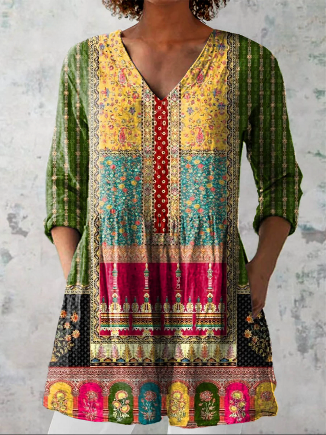 EMILIE | ELEGANT TUNIC WITH V-NECK