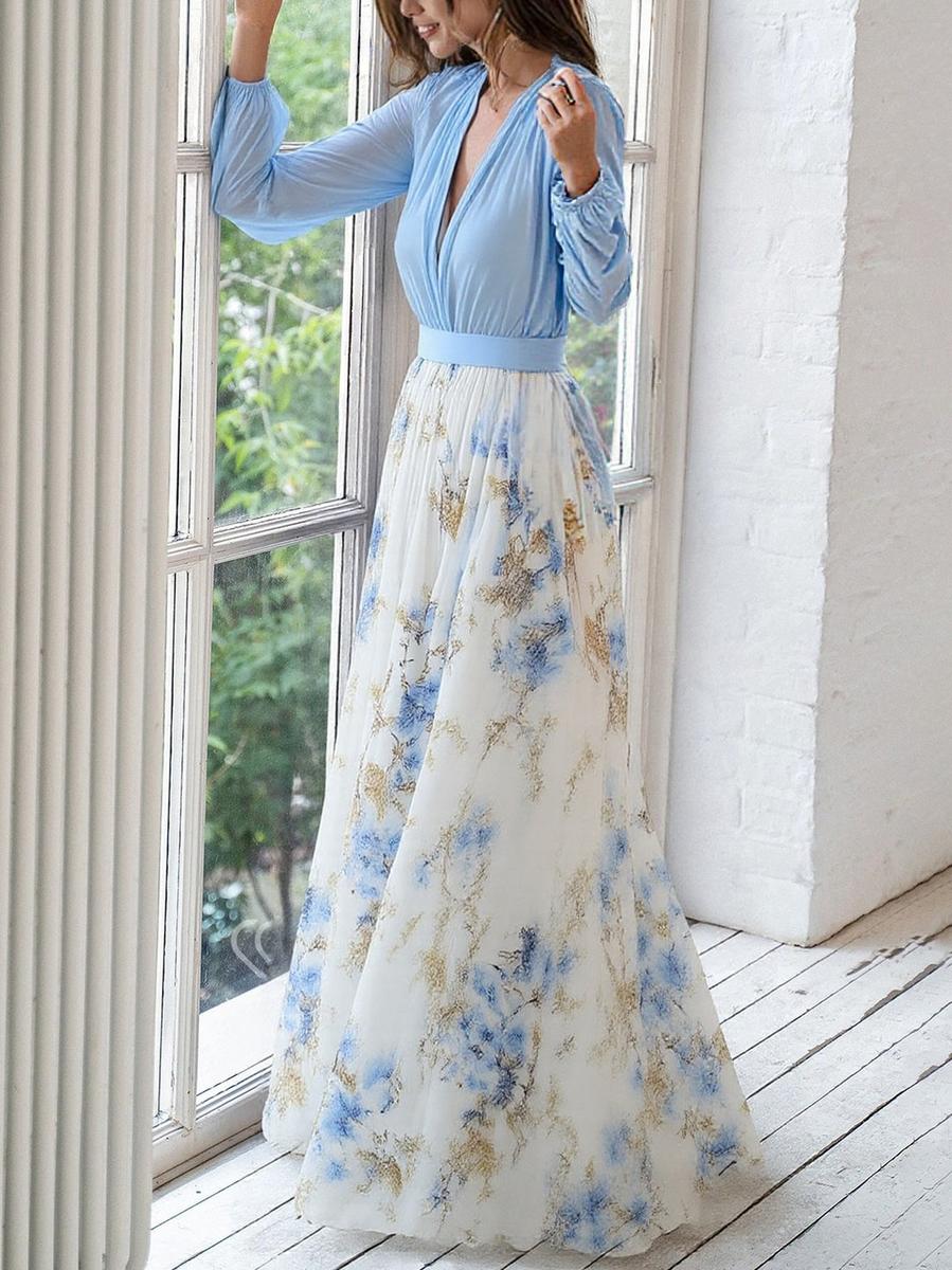 PENELOPE | BEAUTIFUL MAXI DRESS WITH FLORAL PRINT