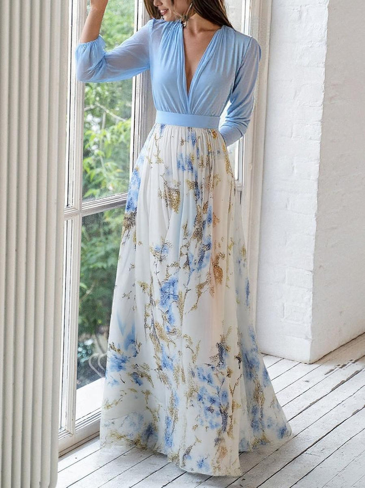 PENELOPE | BEAUTIFUL MAXI DRESS WITH FLORAL PRINT