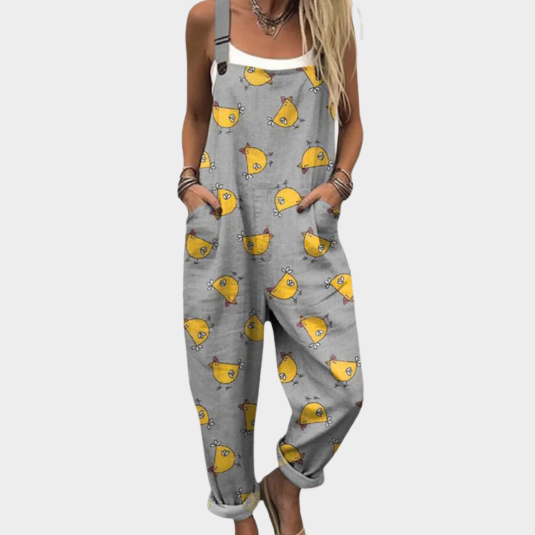 MATILDA | COMFORTABLE PRINTED OVERALLS