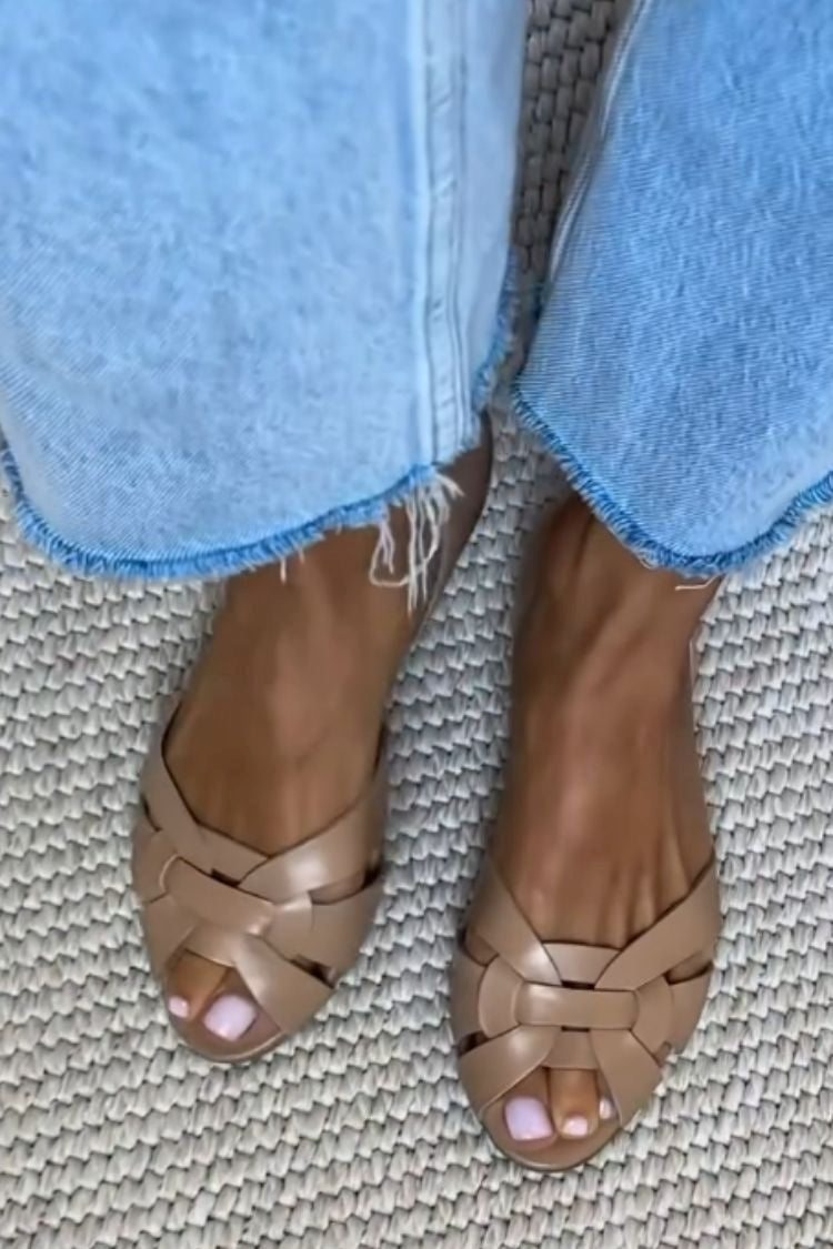 SERAFINA | WOVEN NATURE SANDALS