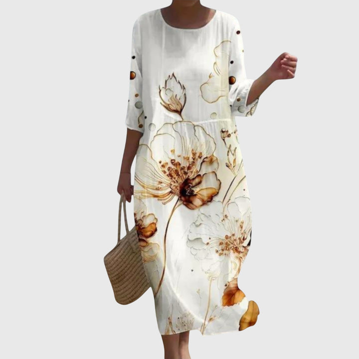 ELENA | STYLISH FLORAL MAXI DRESS