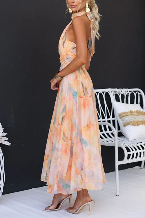ABIGAIL | MAXI DRESS WITH PRINT