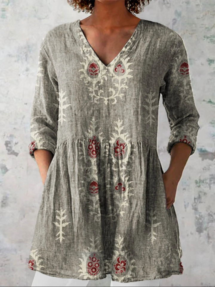 ELISE | ELEGANT TUNIC WITH V-NECK