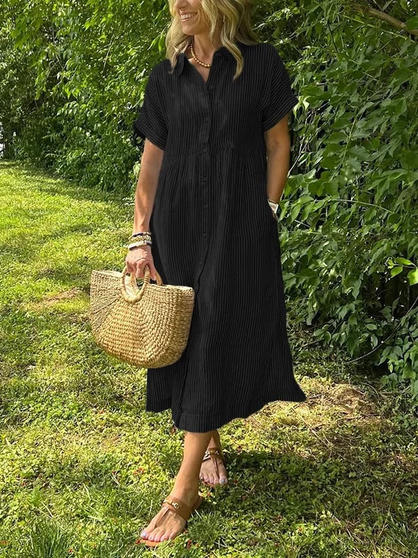 JENNY | ELEGANT STRIPED DRESS