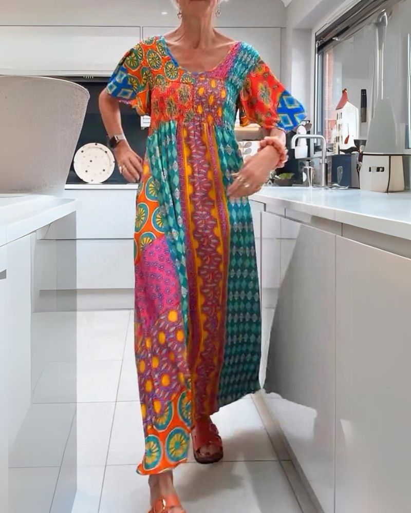 HEIDI | COLOURFUL &amp; ELEGANT BOHEMIAN DRESS