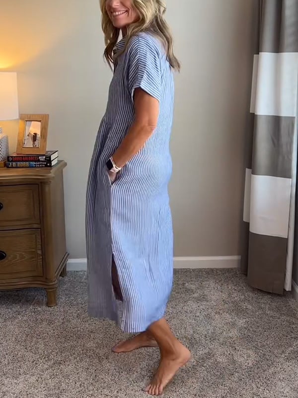 JENNY | ELEGANT STRIPED DRESS
