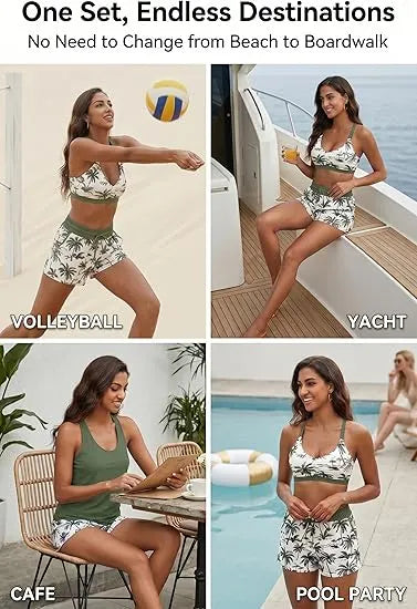 MARSHA | ELEGANT &amp; PRACTICAL 3-PIECE TANKINI
