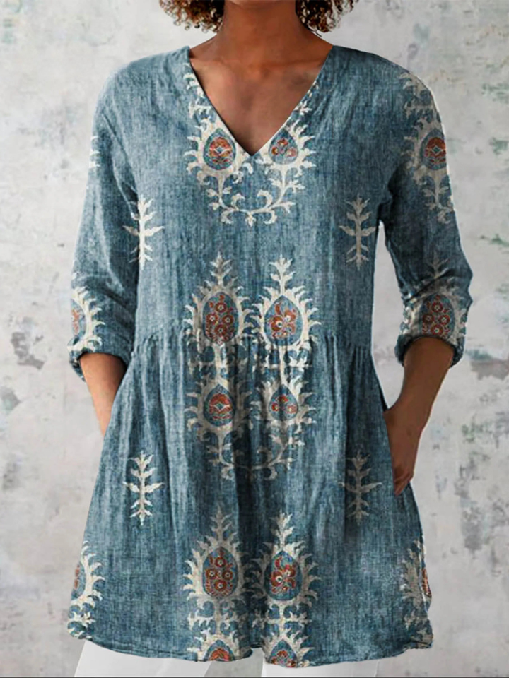 ELISE | ELEGANT TUNIC WITH V-NECK