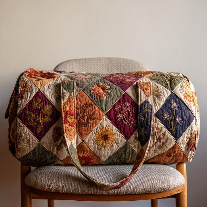 BLOOMING FIELDS | QUILTED DUFFLE BAG