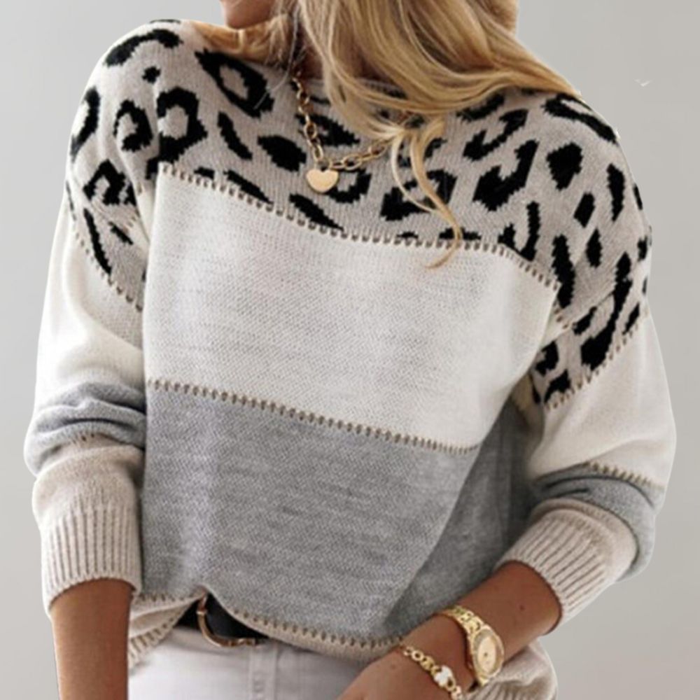 BEATRICE | LEOPARD PRINT JUMPER