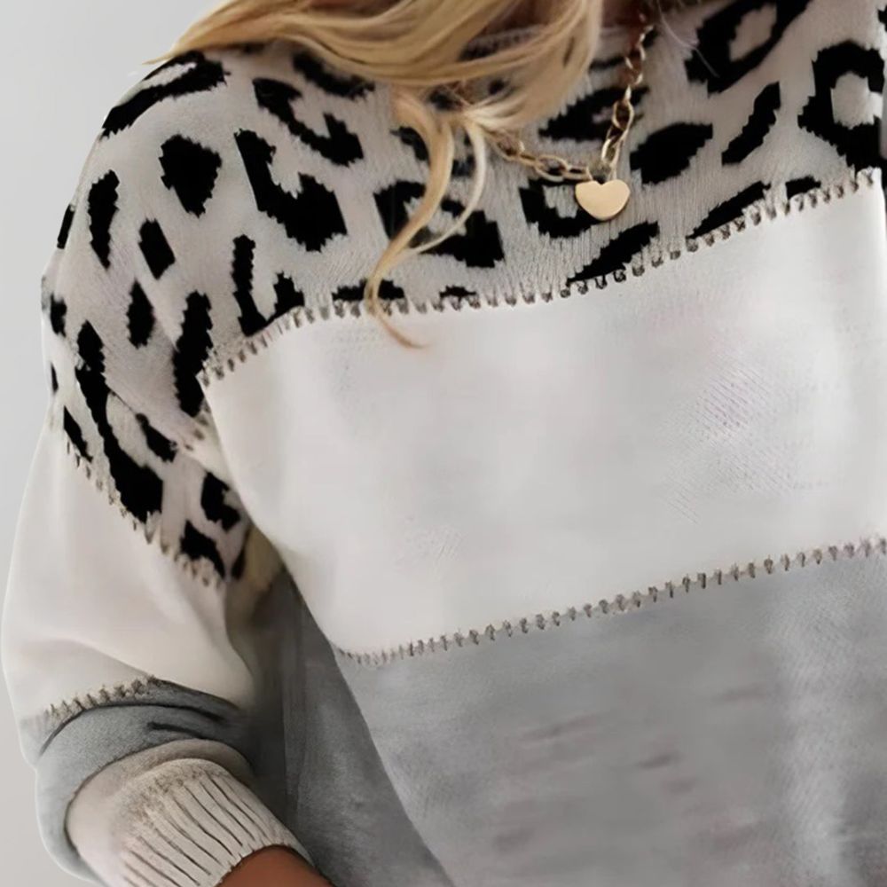 BEATRICE | LEOPARD PRINT JUMPER