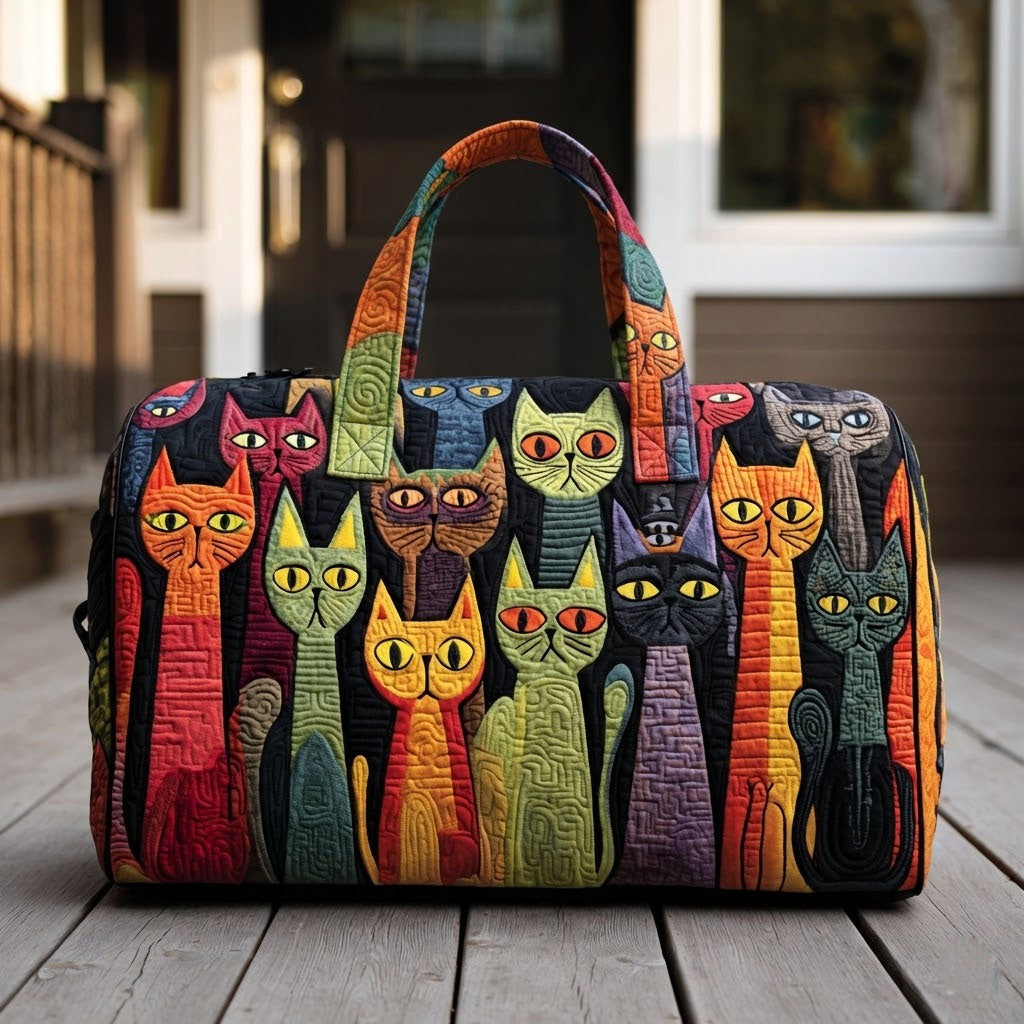 CAT CARNIVAL | QUILTED DUFFLE BAG