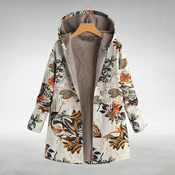 AMARA | FLORAL FLEECE JACKET