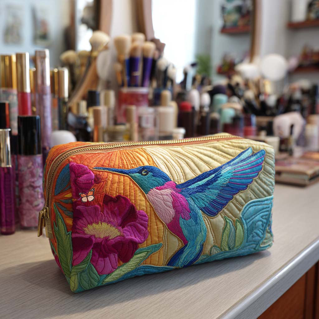 JOYFUL FLIGHT | QUILTED MAKE-UP BAG