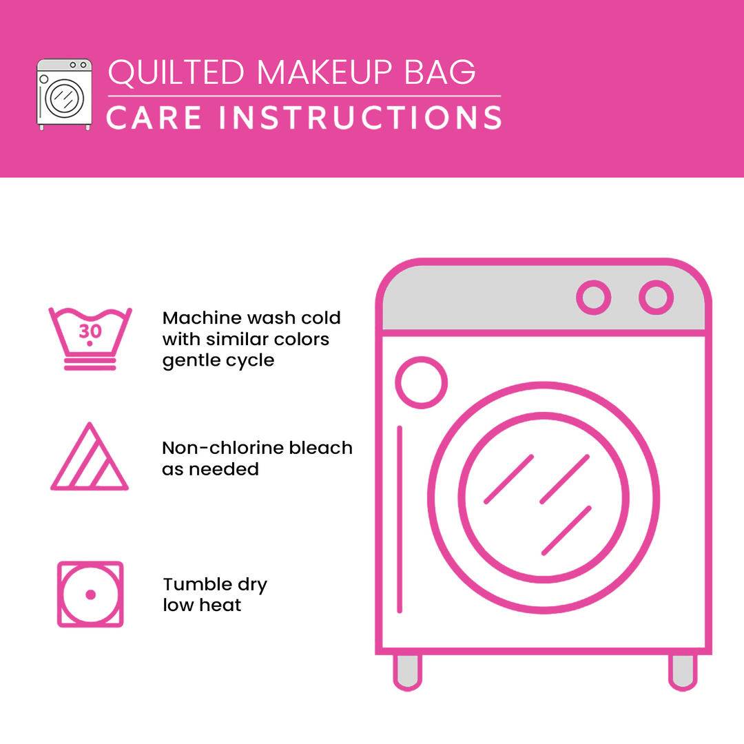 GLITTERING WINGS | QUILTED MAKE-UP BAG