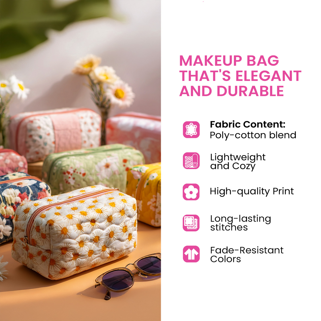 HOT SANDS | QUILTED MAKE-UP BAG