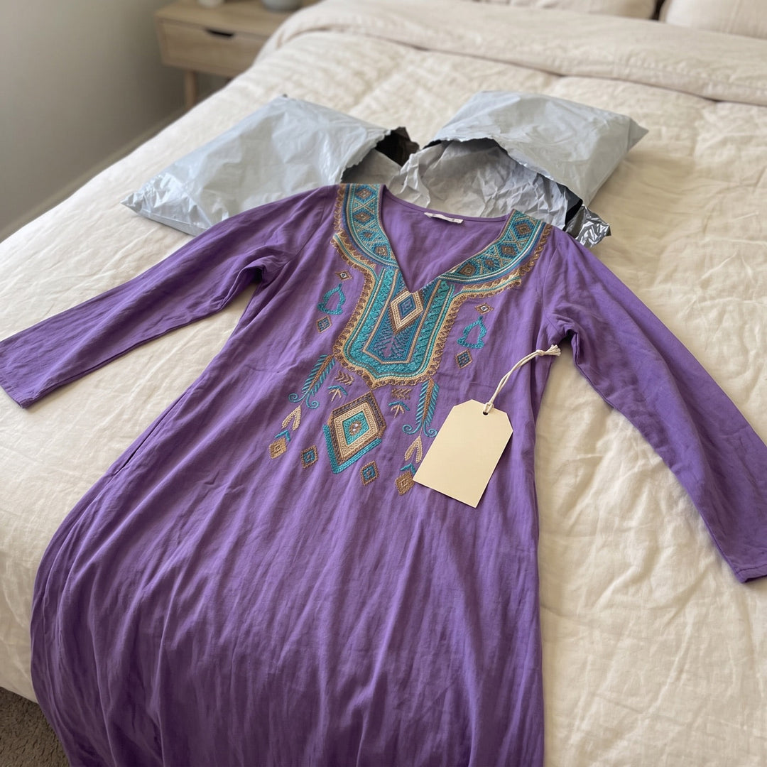 MARGERY | ELEGANT &amp; FLATTERING DRESS WITH PRINT