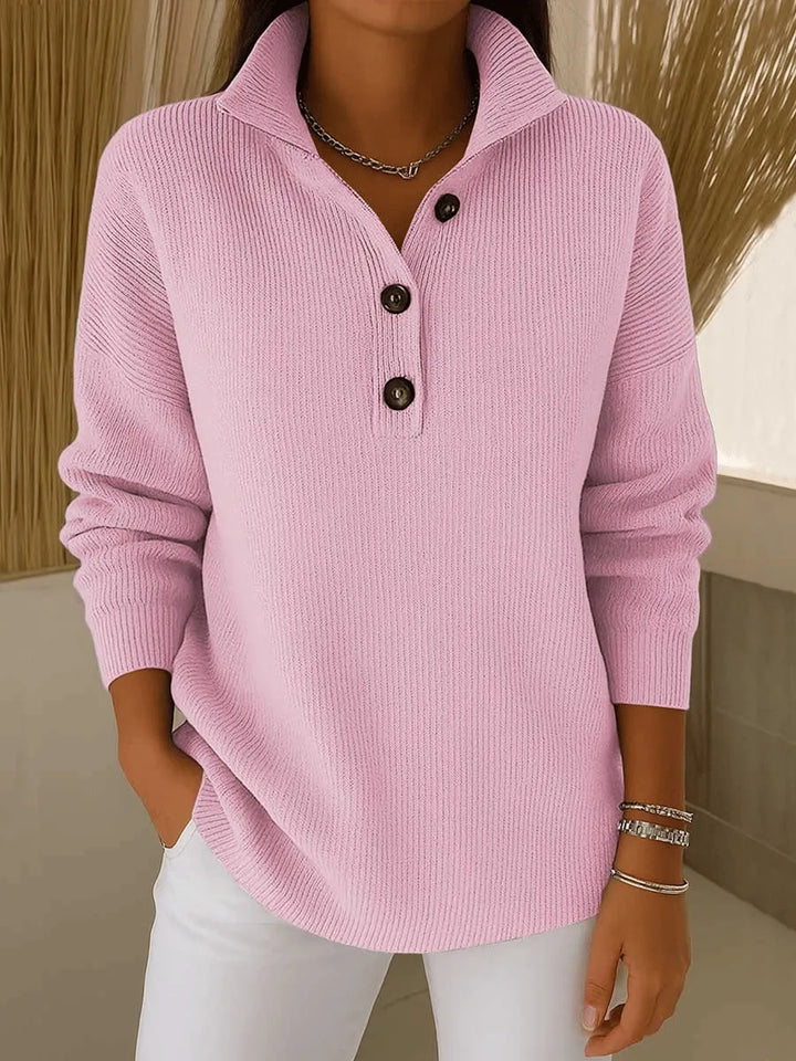 FAYE | V-NECK POLO JUMPER