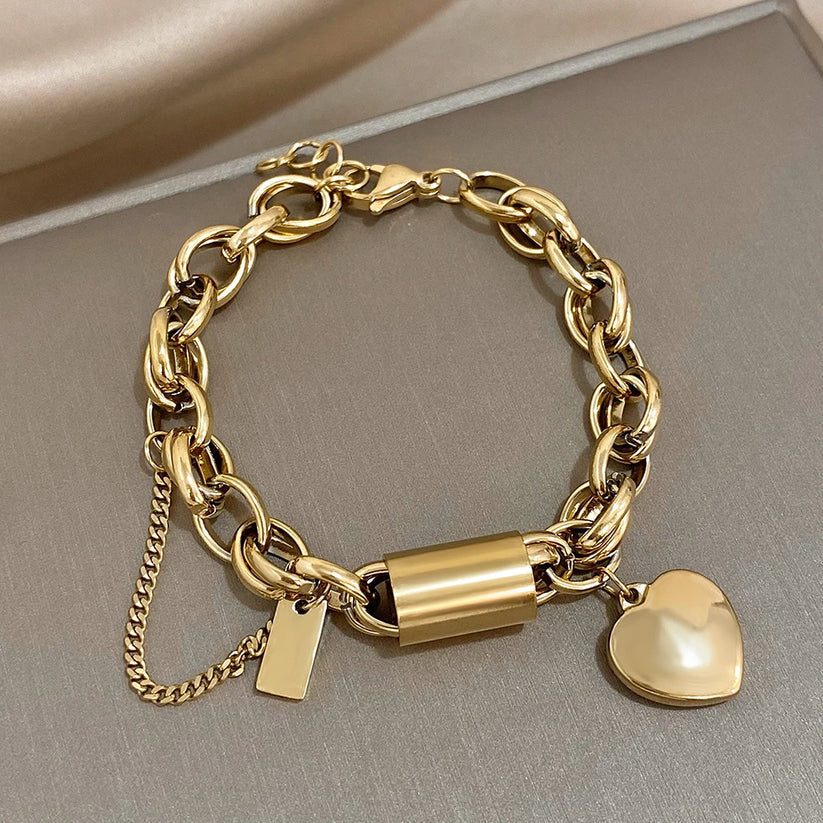 LOVE | CHUNKY HEART BRACELET