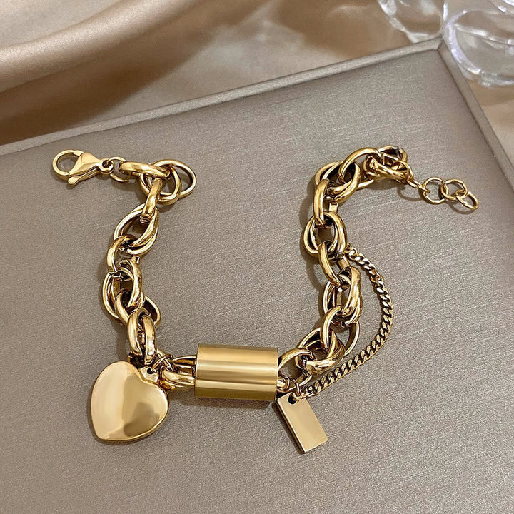 LOVE | CHUNKY HEART BRACELET