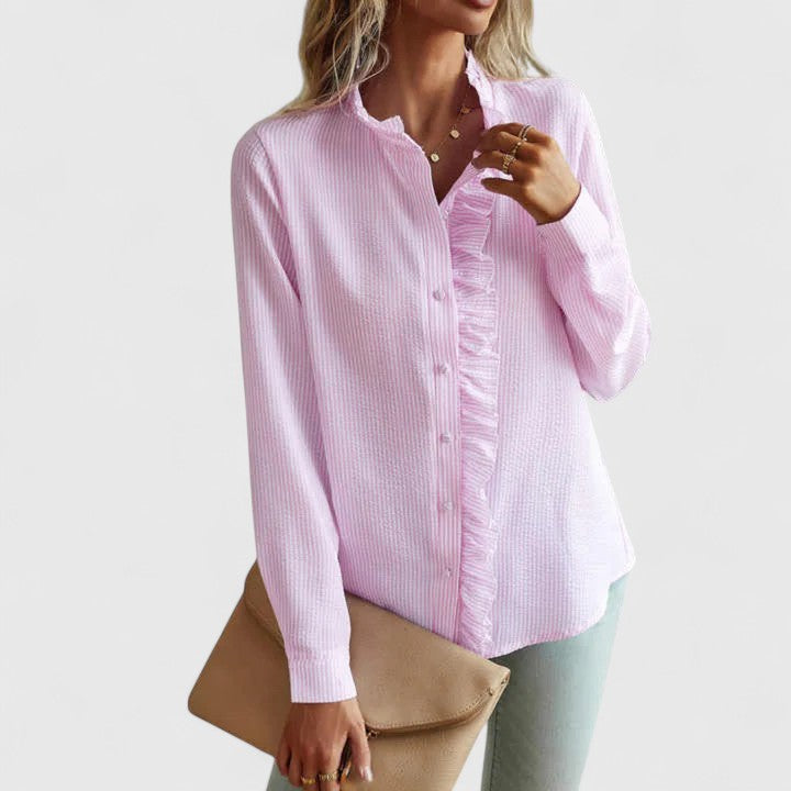 YASMINE | SOPHISTICATED LONG SLEEVE BLOUSE