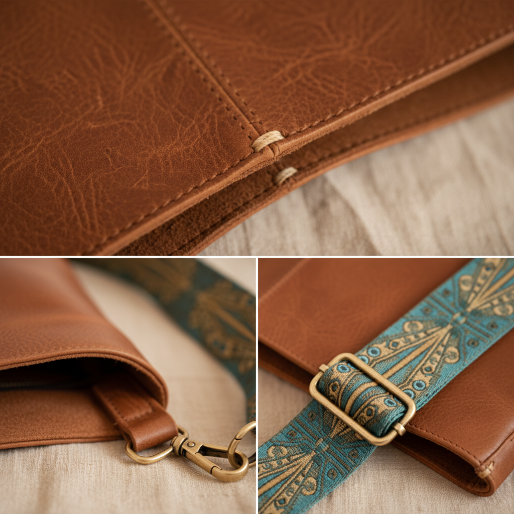Tamar Vintage Leather-Style Bag