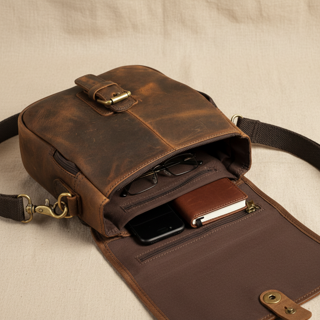 Nolan Leather-Style Shoulder Bag