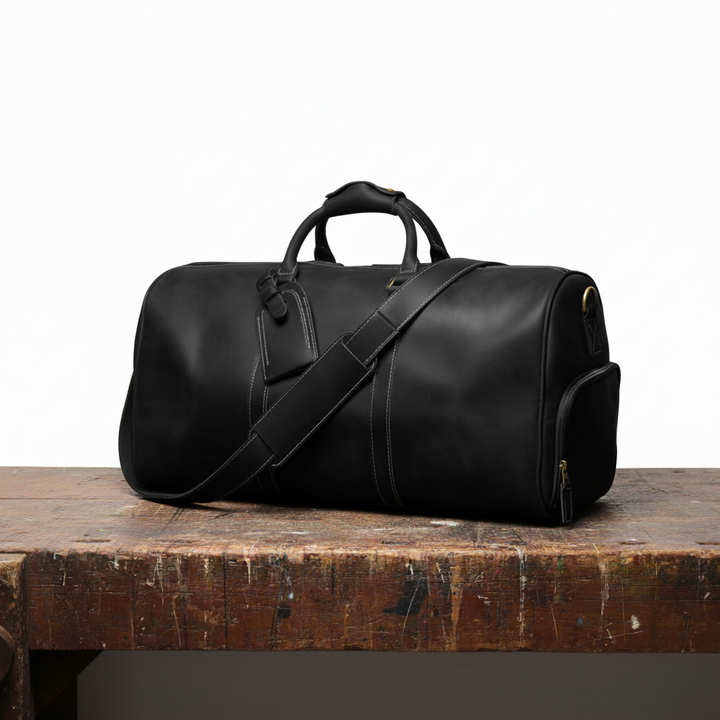 Montgomery Leather-Style Travel Bag