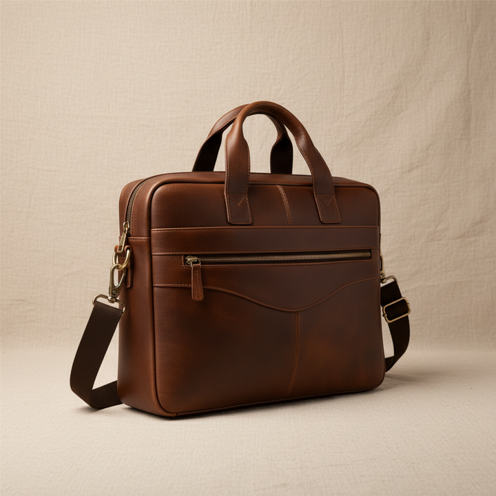 Anthony Leather-Style Briefcase