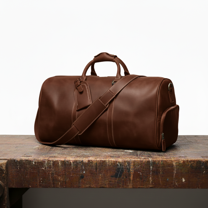 Montgomery Leather-Style Travel Bag