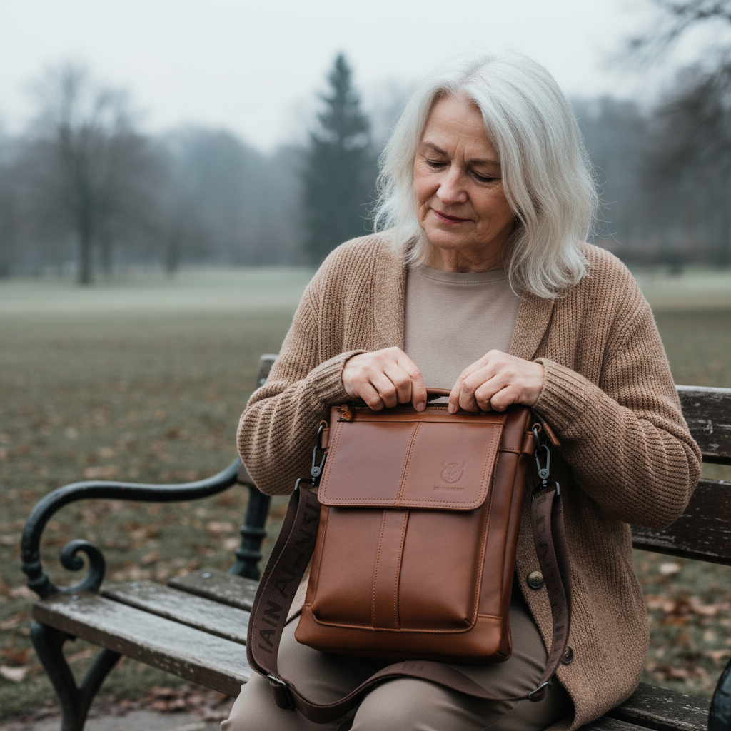 Anton Leather-Style Shoulder Bag