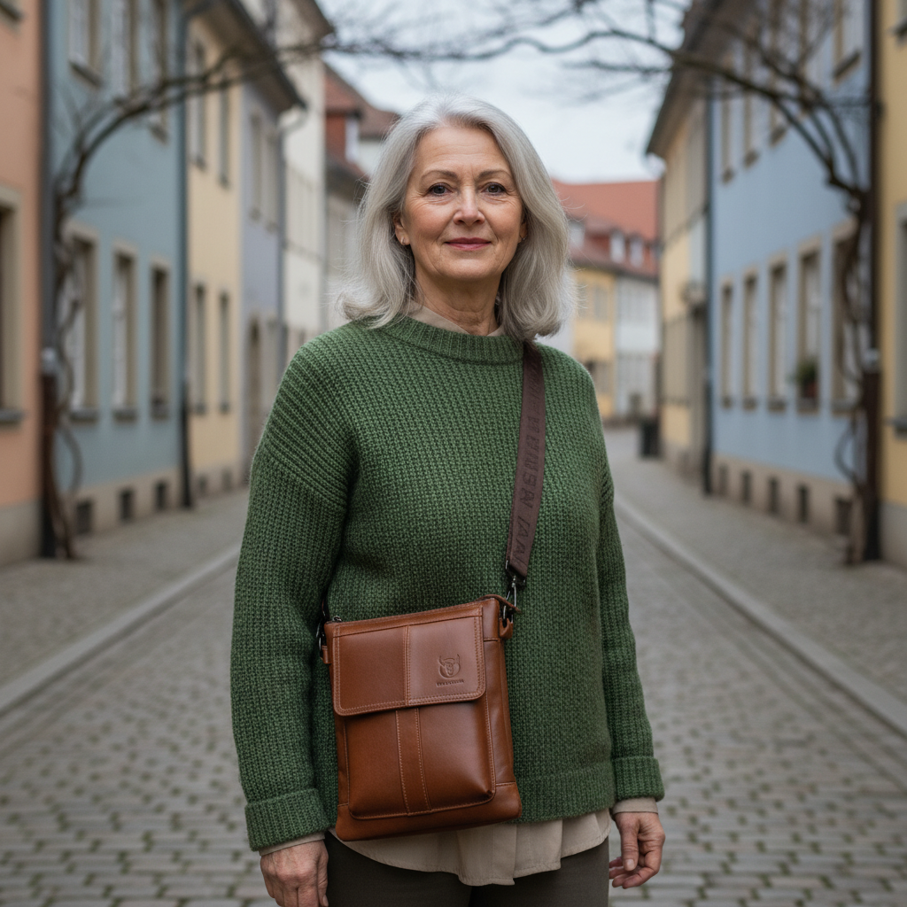 Anton Leather-Style Shoulder Bag