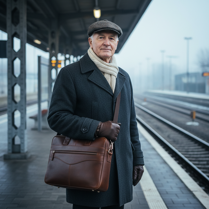 Anthony Leather-Style Briefcase
