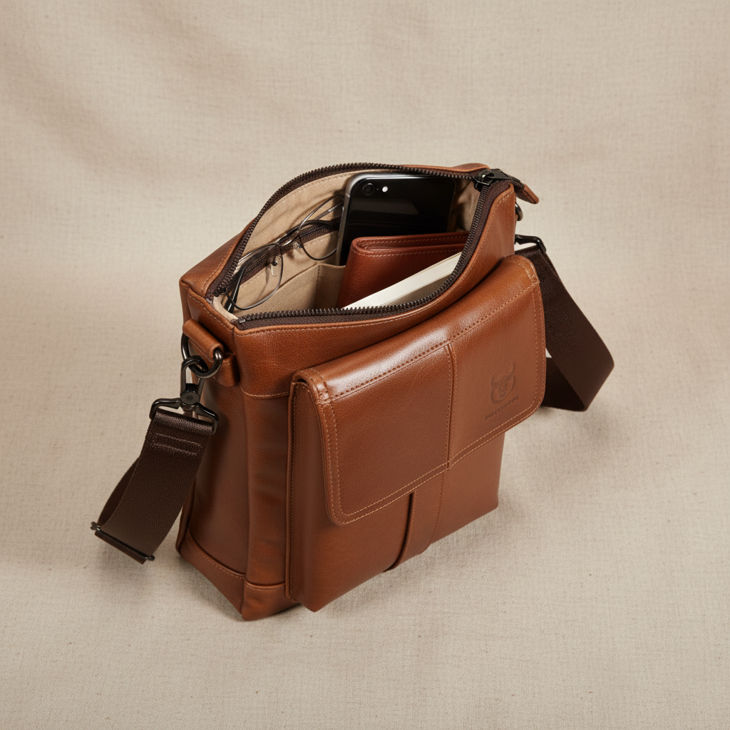 Anton Leather-Style Shoulder Bag