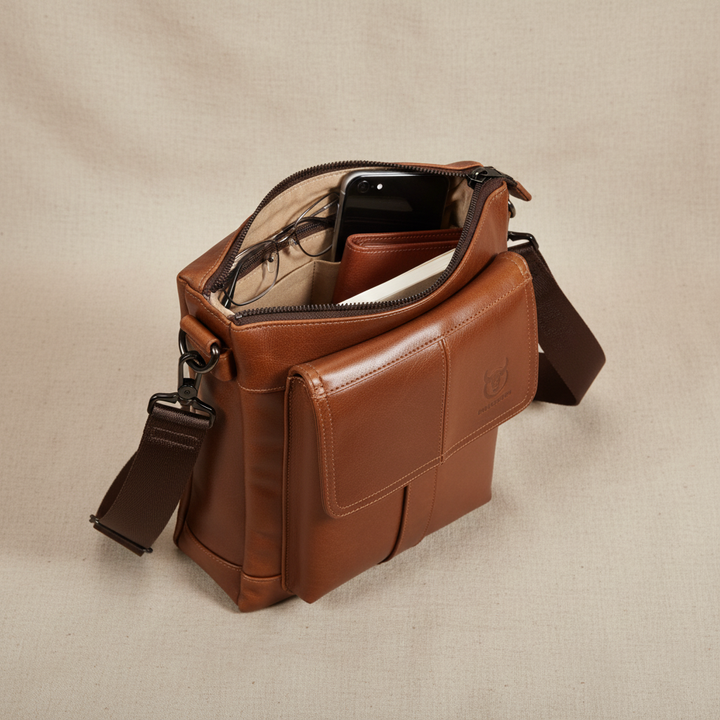 Anton Leather-Style Shoulder Bag