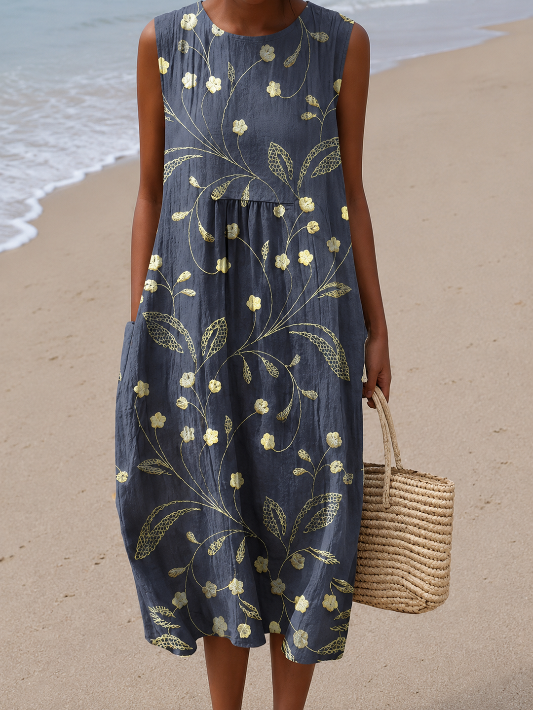 MARA | FLORAL MIDI DRESS