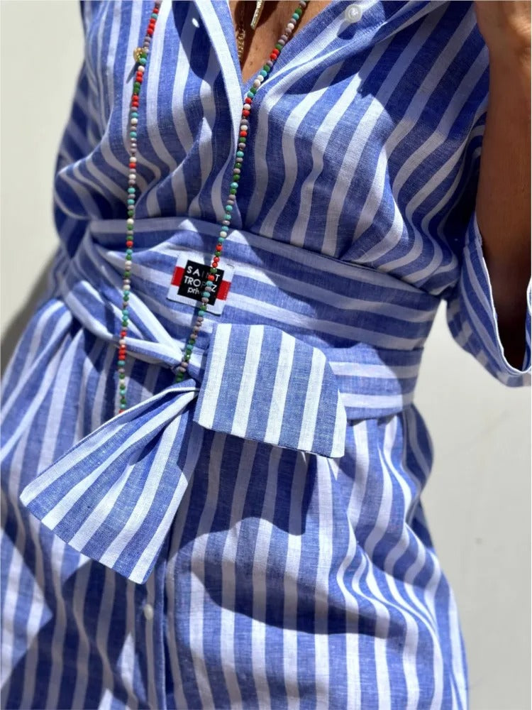 GERALDINE | LIGHTWEIGHT AND STYLISH STRIPED DRESS