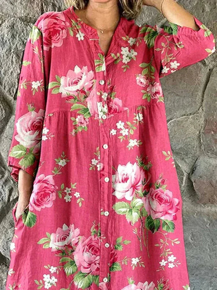 ISABELLA | ART FLORAL DRESS