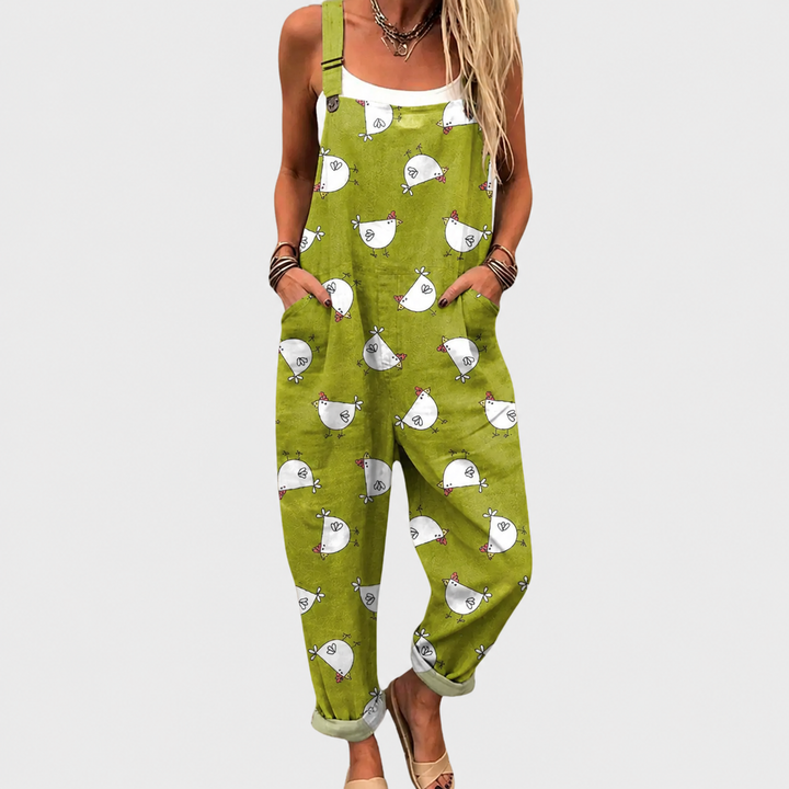 MATILDA | COMFORTABLE PRINTED OVERALLS