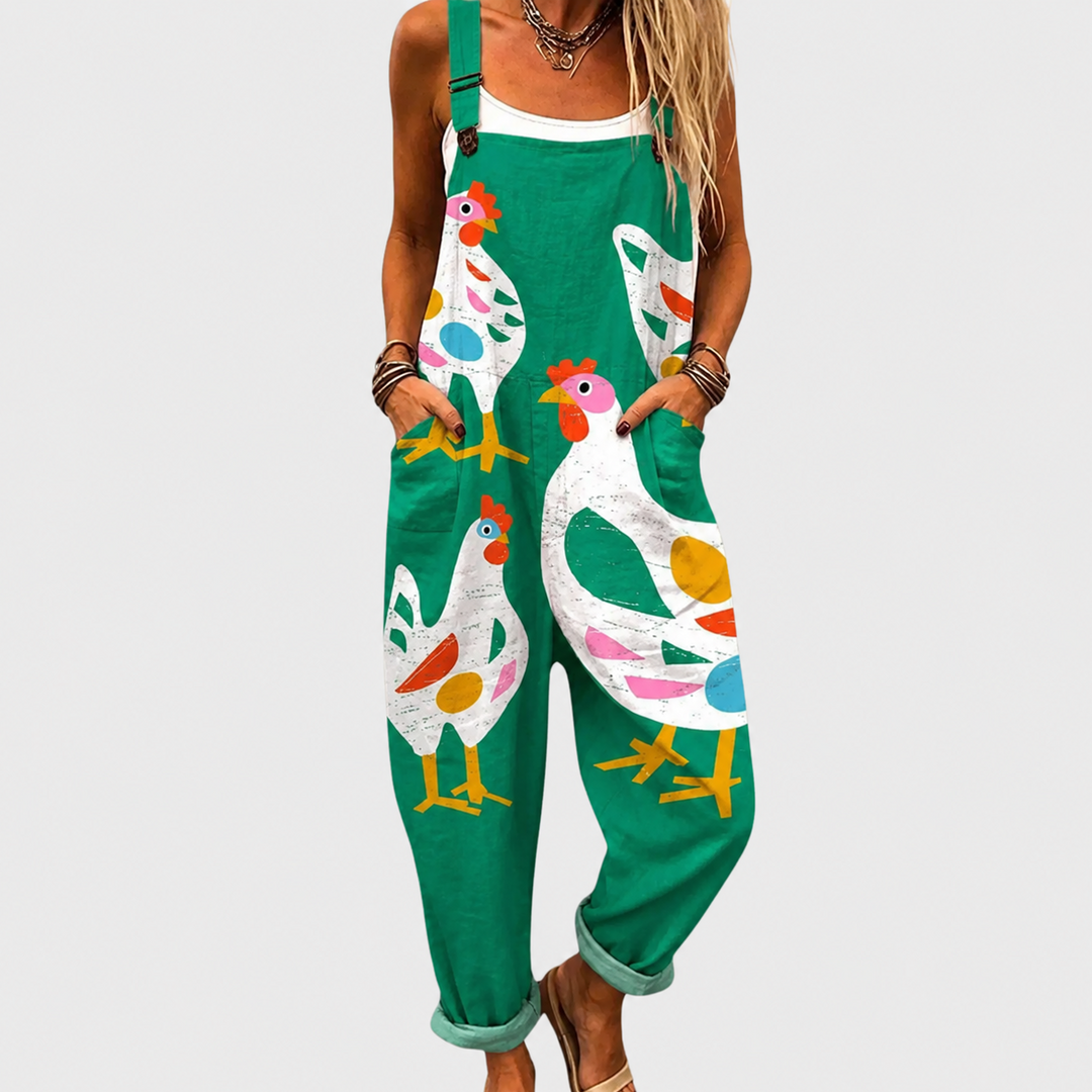 HOLLY | COMFORTABLE PRINTED JUMPSUIT